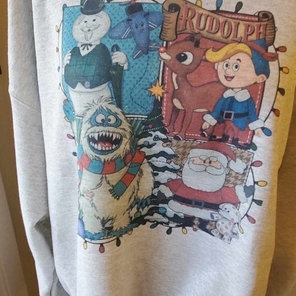 3X Rudolph Holiday Sweatshirt - Picture 5 of 8